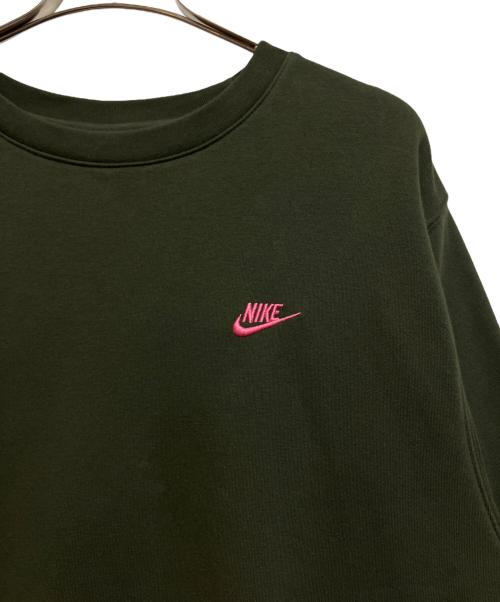 NIKE（ナイキ）NIKE (ナイキ) 裏起毛クルースウェット カーキ サイズ:XXLの古着・服飾アイテム