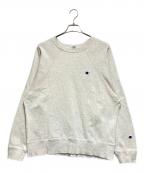 Championチャンピオン）の古着「クルーネックスウェットシャツ」｜ライトグレー