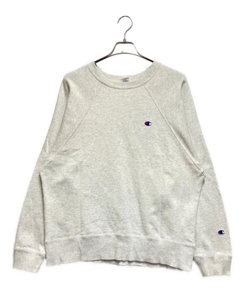 Champion（チャンピオン）Champion (チャンピオン) クルーネックスウェットシャツ ライトグレー サイズ:Sの古着・服飾アイテム