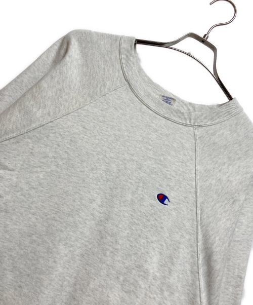 Champion（チャンピオン）Champion (チャンピオン) クルーネックスウェットシャツ ライトグレー サイズ:Sの古着・服飾アイテム