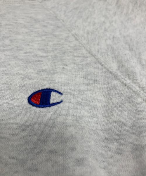 Champion（チャンピオン）Champion (チャンピオン) クルーネックスウェットシャツ ライトグレー サイズ:Sの古着・服飾アイテム