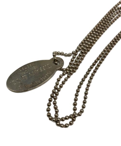TIFFANY & Co.（ティファニー）Tiffany & Co. (ティファニー) オーバルタグネックレス シルバーの古着・服飾アイテム