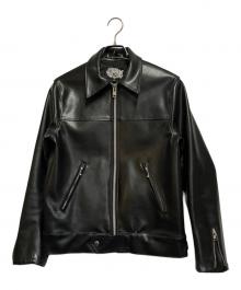 CRY BABY（クライベイビー）の古着「シングルライダースジャケット」｜ブラック