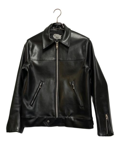 CRY BABY（クライベイビー）CRY BABY (クライベイビー) シングルライダースジャケット ブラック サイズ:38の古着・服飾アイテム