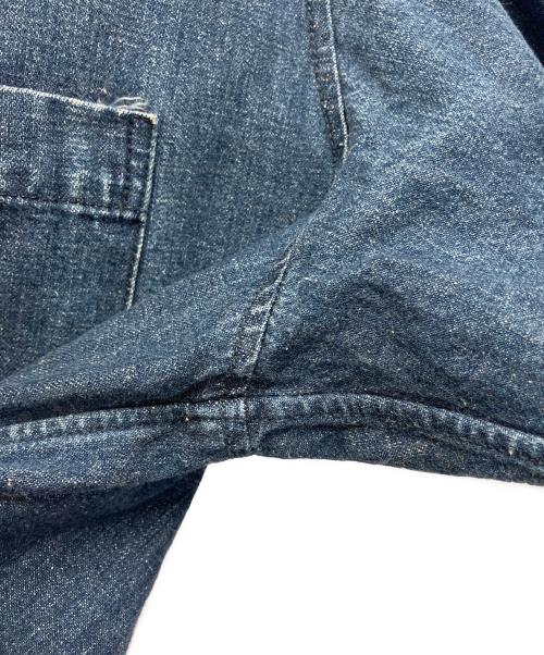 holiday（ホリデー）holiday (ホリデー) PURITAN COLLAR DENIM SHIRT（ピューリタンカラーデニムシャツ） インディゴ サイズ:ONE SIZEの古着・服飾アイテム