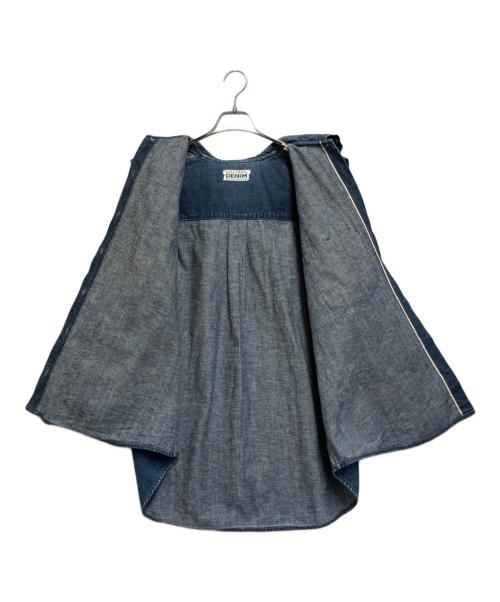 holiday（ホリデー）holiday (ホリデー) PURITAN COLLAR DENIM SHIRT（ピューリタンカラーデニムシャツ） インディゴ サイズ:ONE SIZEの古着・服飾アイテム