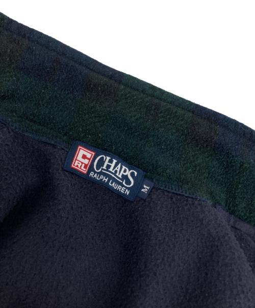 CHAPS RALPH LAUREN（チャップス ラルフローレン）CHAPS RALPH LAUREN (チャップス ラルフローレン) フリースジャケット ネイビー サイズ:Mの古着・服飾アイテム