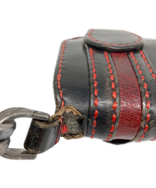 JOHN SILVER（ジョン・シルバー）JOHN SILVER (ジョン・シルバー) 長財布 レッド×ブラックの古着・服飾アイテム