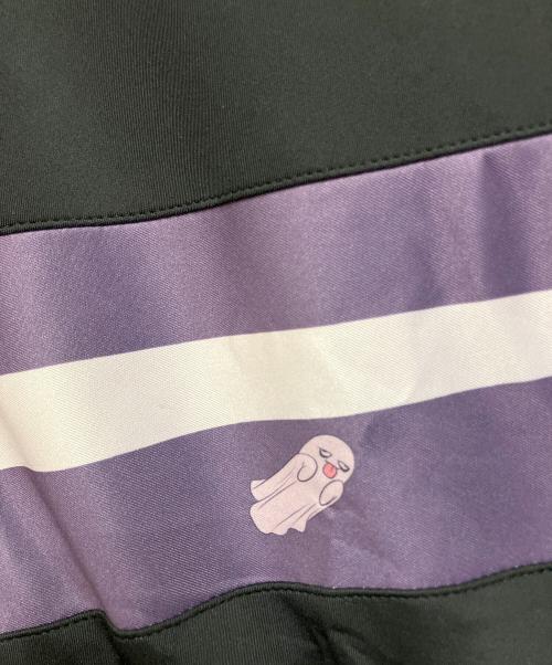 Left Alone（レフトアローン）Left Alone (レフトアローン) セットアップジャージ ブラック×パープル サイズ:XLの古着・服飾アイテム