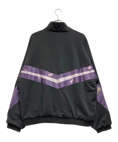 Left Alone（レフトアローン）Left Alone (レフトアローン) セットアップジャージ ブラック×パープル サイズ:XLの古着・服飾アイテム