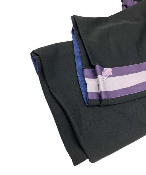 Left Alone（レフトアローン）Left Alone (レフトアローン) セットアップジャージ ブラック×パープル サイズ:XLの古着・服飾アイテム