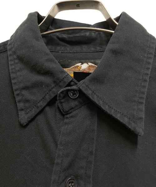 HARLEY-DAVIDSON（ハーレーダビッドソン）HARLEY-DAVIDSON (ハーレーダビッドソン) 長袖シャツ ブラック サイズ:Mの古着・服飾アイテム