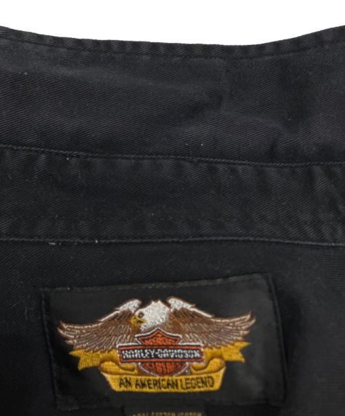 HARLEY-DAVIDSON（ハーレーダビッドソン）HARLEY-DAVIDSON (ハーレーダビッドソン) 長袖シャツ ブラック サイズ:Mの古着・服飾アイテム