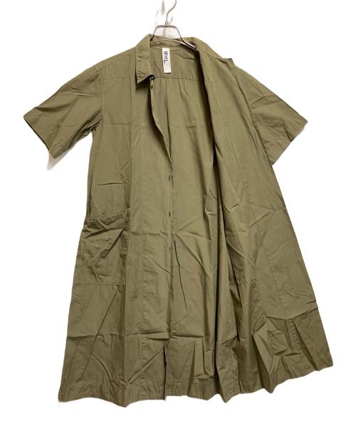 MHL（マーガレットハウエル）MHL (マーガレットハウエル) 半袖ワンピース オリーブ サイズ:SIZE 1の古着・服飾アイテム
