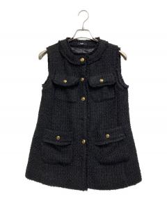 中古・古着通販】sacai (サカイ) 20SS フリンジツイードベスト