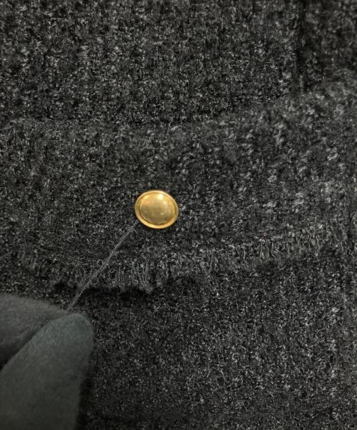 BASEMENT（ベースメント）BASEMENT (ベースメント) ツイードベスト ブラック サイズ:FREEの古着・服飾アイテム