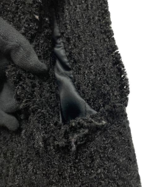 BASEMENT（ベースメント）BASEMENT (ベースメント) ツイードベスト ブラック サイズ:FREEの古着・服飾アイテム