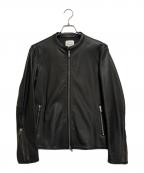 UNITED TOKYOユナイテッドトーキョー）の古着「シングルライダースジャケット」｜ブラック