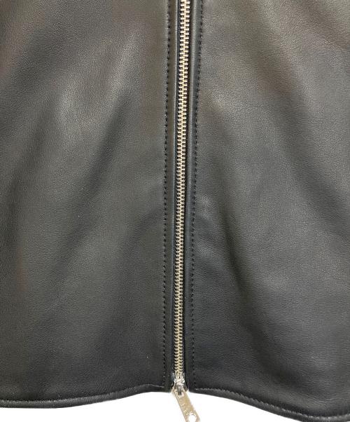 UNITED TOKYO（ユナイテッドトーキョー）UNITED TOKYO (ユナイテッドトーキョー) シングルライダースジャケット ブラック サイズ:SIZE 2の古着・服飾アイテム