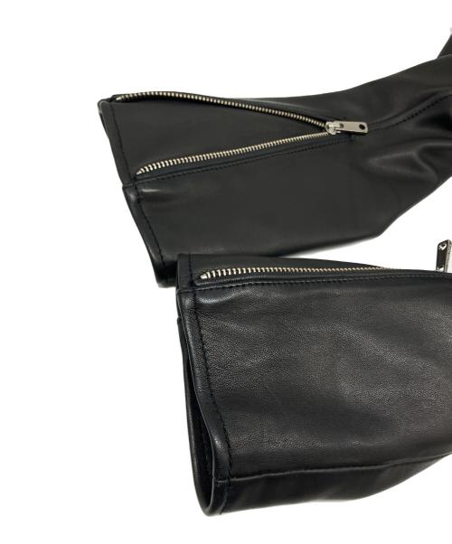 UNITED TOKYO（ユナイテッドトーキョー）UNITED TOKYO (ユナイテッドトーキョー) シングルライダースジャケット ブラック サイズ:SIZE 2の古着・服飾アイテム