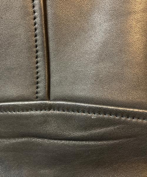 UNITED TOKYO（ユナイテッドトーキョー）UNITED TOKYO (ユナイテッドトーキョー) シングルライダースジャケット ブラック サイズ:SIZE 2の古着・服飾アイテム