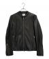 UNITED TOKYO（ユナイテッドトーキョー）の古着「シングルライダースジャケット」｜ブラック