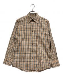 BURBERRY BLACK LABEL（バーバリーブラックレーベル）の古着「長袖シャツ」｜ベージュ