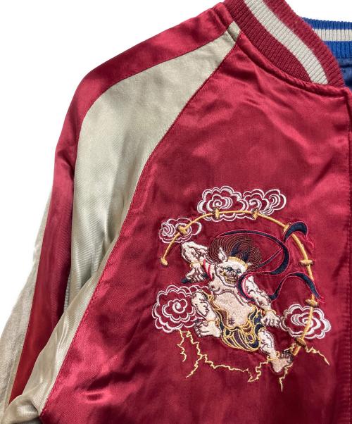 satori（サトリ）satori (サトリ) スカジャン ネイビー×レッド サイズ:SIZE Mの古着・服飾アイテム