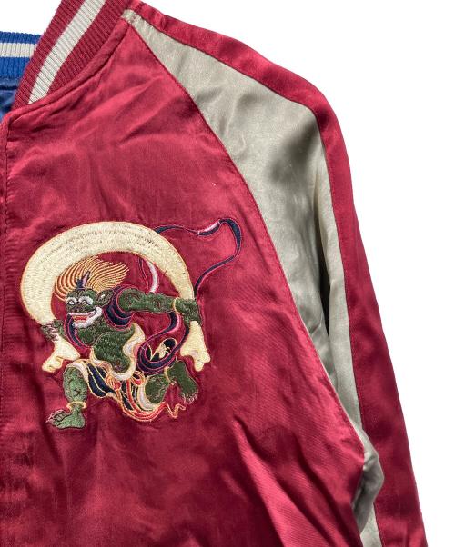 satori（サトリ）satori (サトリ) スカジャン ネイビー×レッド サイズ:SIZE Mの古着・服飾アイテム