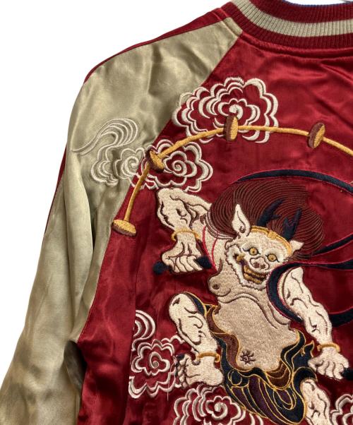 satori（サトリ）satori (サトリ) スカジャン ネイビー×レッド サイズ:SIZE Mの古着・服飾アイテム