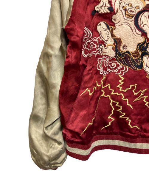 satori（サトリ）satori (サトリ) スカジャン ネイビー×レッド サイズ:SIZE Mの古着・服飾アイテム