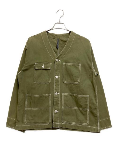HALHAM（ハルハム）HALHAM (ハルハム)  カバーオール グリーン サイズ:Mの古着・服飾アイテム