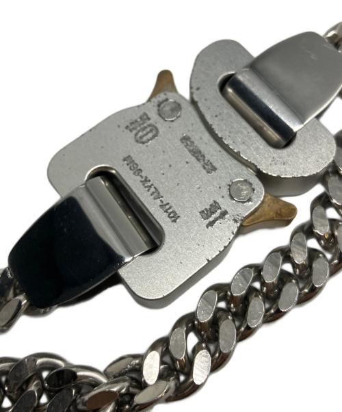 1017 ALYX 9SM（テンセブンティーン アリクス ナインエスエム）1017 ALYX 9SM (テンセブンティーン アリクス ナインエスエム) METAL BUCKLE BRACELET シルバー サイズ:L/XLの古着・服飾アイテム