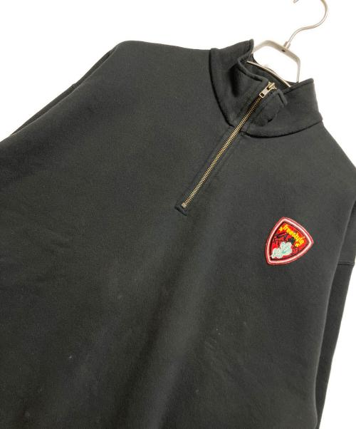 LEE（リー）LEE (リー) ハーフジップスウェット ブラック サイズ:不明の古着・服飾アイテム