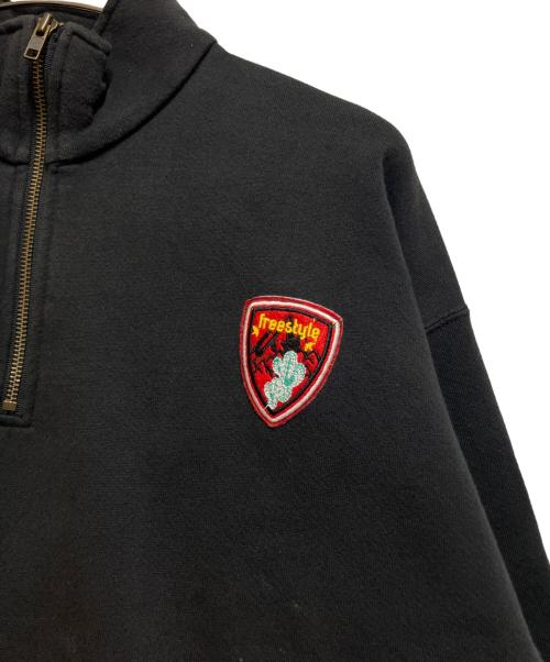 LEE（リー）LEE (リー) ハーフジップスウェット ブラック サイズ:不明の古着・服飾アイテム