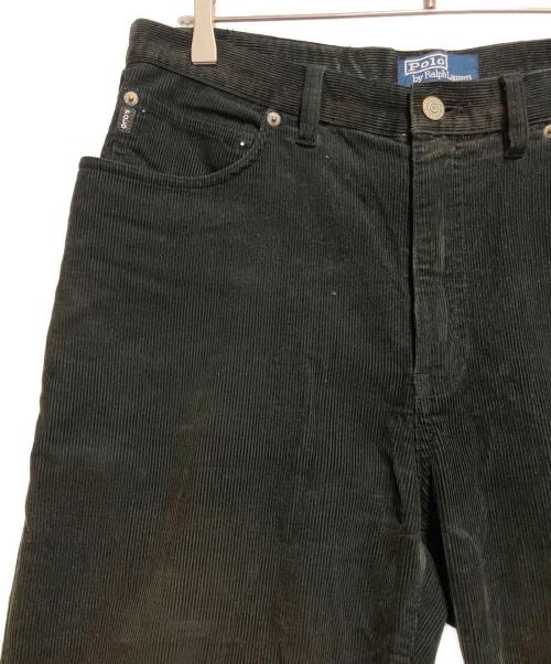 POLO RALPH LAUREN（ポロ・ラルフローレン）POLO RALPH LAUREN (ポロ・ラルフローレン) プレップスター コーデュロイ イージー パンツプレップスター コーデュロイ イージー パンツ ブラック サイズ:32/34の古着・服飾アイテム