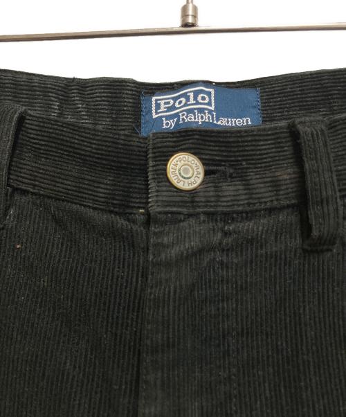 POLO RALPH LAUREN（ポロ・ラルフローレン）POLO RALPH LAUREN (ポロ・ラルフローレン) プレップスター コーデュロイ イージー パンツプレップスター コーデュロイ イージー パンツ ブラック サイズ:32/34の古着・服飾アイテム