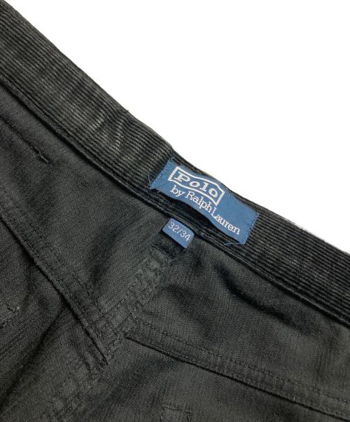 POLO RALPH LAUREN（ポロ・ラルフローレン）POLO RALPH LAUREN (ポロ・ラルフローレン) プレップスター コーデュロイ イージー パンツプレップスター コーデュロイ イージー パンツ ブラック サイズ:32/34の古着・服飾アイテム