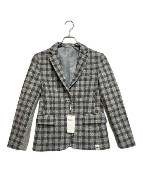 KOE（コエ）KOE (コエ) Thom Browne (トムブラウン) ジャケット ライトグレー サイズ:SIZE M 未使用品の古着・服飾アイテム
