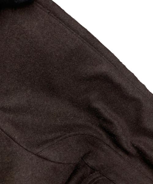 SOUMO（ソウモ）soumo (ソウモ) ウールロングコート ブラウン サイズ:Sの古着・服飾アイテム