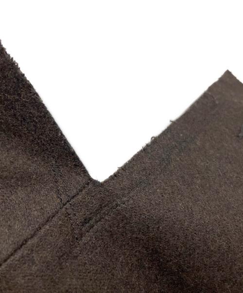 SOUMO（ソウモ）soumo (ソウモ) ウールロングコート ブラウン サイズ:Sの古着・服飾アイテム