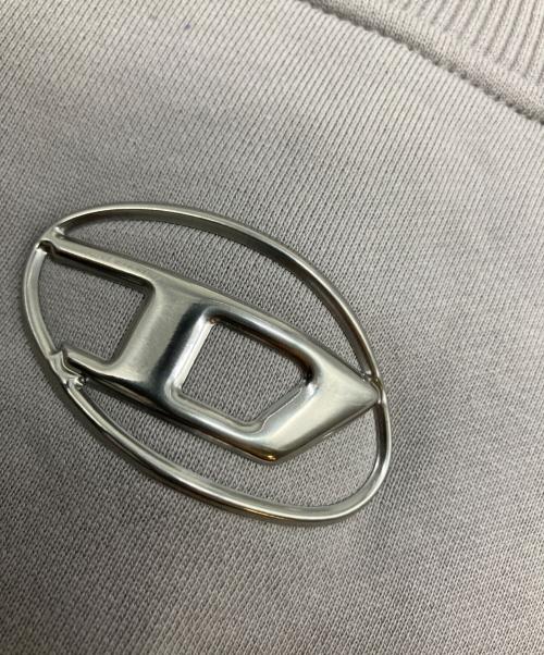 DIESEL（ディーゼル）DIESEL (ディーゼル) 半袖カットソー ライトグレー サイズ:XSの古着・服飾アイテム