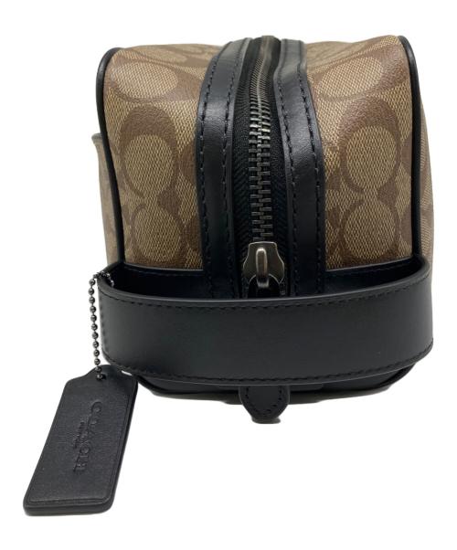 COACH（コーチ）COACH (コーチ) ラージトラベルキット ブラウンの古着・服飾アイテム