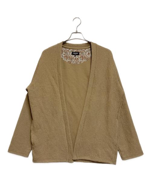 MEN'S BIGI（メンズビギ）MEN'S BIGI (メンズビギ) ワッフルシアサッカー素材カーディガン ベージュ サイズ:03の古着・服飾アイテム