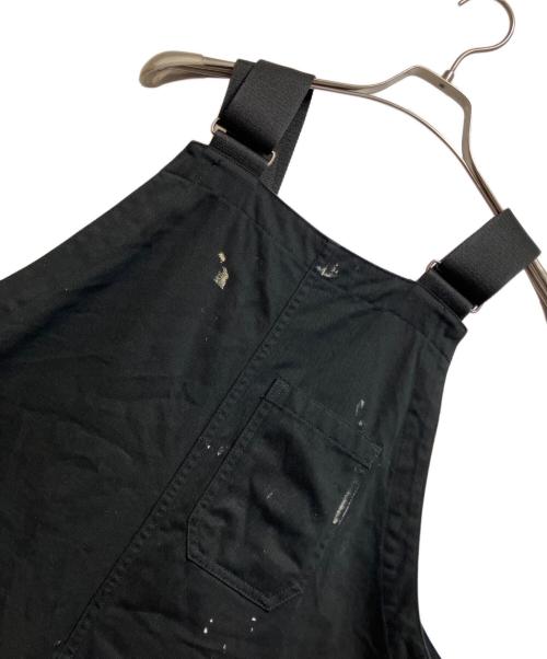 JOHNBULL（ジョンブル）Johnbull (ジョンブル) ファーマーサロペット ブラック×ホワイト サイズ:Mの古着・服飾アイテム