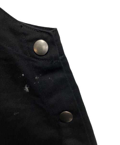 JOHNBULL（ジョンブル）Johnbull (ジョンブル) ファーマーサロペット ブラック×ホワイト サイズ:Mの古着・服飾アイテム