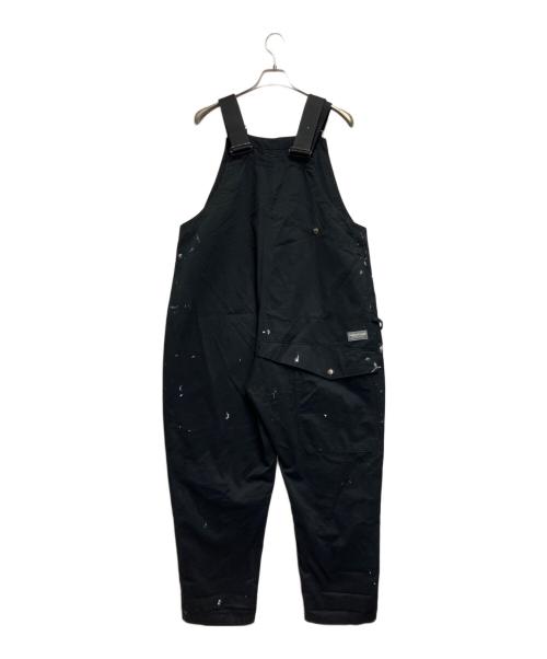 JOHNBULL（ジョンブル）Johnbull (ジョンブル) ファーマーサロペット ブラック×ホワイト サイズ:Mの古着・服飾アイテム