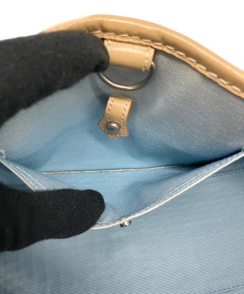 BURBERRY BLUE LABEL（バーバリー ブルー レーベル）BURBERRY BLUE LABEL (バーバリー ブルー レーベル) ノバチェックハンドバッグ ホワイト×ベージュの古着・服飾アイテム