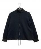 theoryセオリー）の古着「DOUBLE KNIT LT N ZIP BOMBER K」｜ブラック
