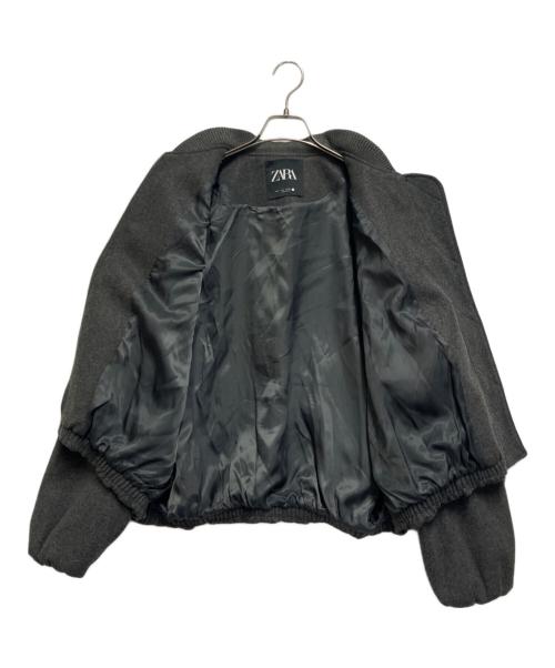 ZARA（ザラ）ZARA (ザラ) BOMBER JACKET グレー サイズ:EUR S / USA S / MEX 26の古着・服飾アイテム